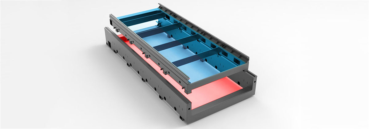 世界首創雙層分離床身