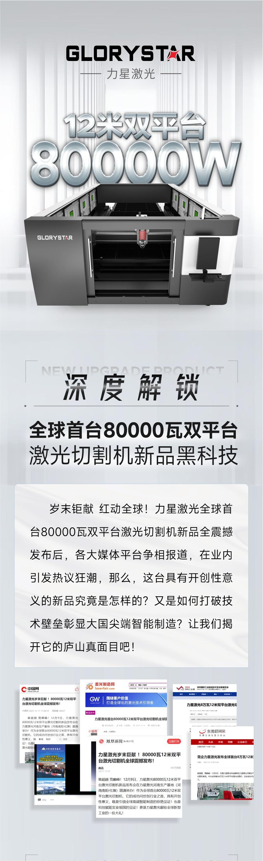 深度解鎖：全球首臺80000瓦雙平臺激光切割機(jī)新品黑科技！