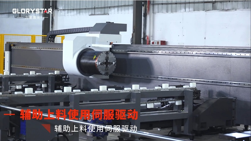 力星激光三卡盤重型管材切割機：精準高效，突破極限！