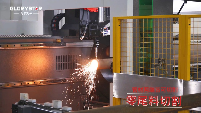 力星激光三卡盤重型管材切割機：精準高效，突破極限！