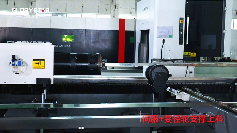 6000瓦雙卡盤激光切管機(jī)，高效率，高精度，高品質(zhì)