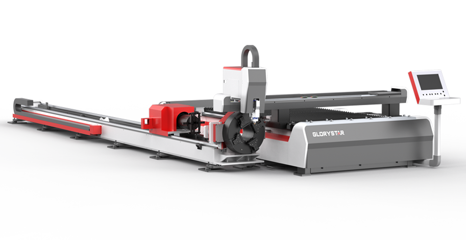 ???單平臺板管一體激光切割機