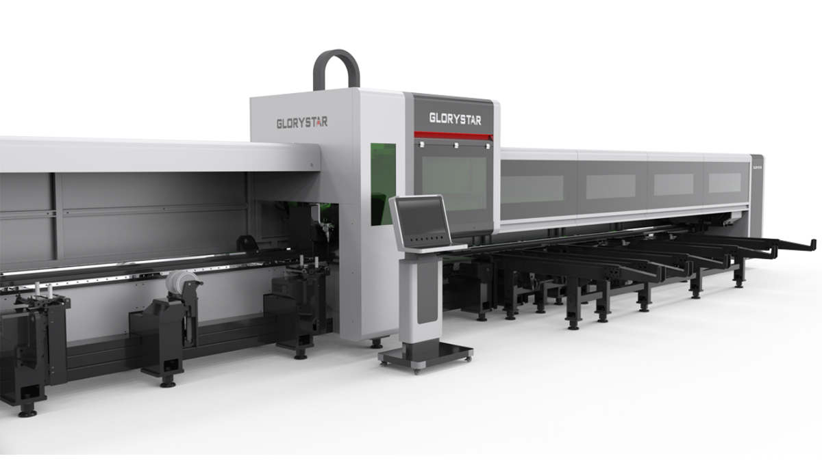 力星激光NS-HG SERIES三卡盤光纖激光管材切割機(jī)——實(shí)現(xiàn)零尾料切割的材料成本節(jié)省利器！